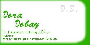 dora dobay business card